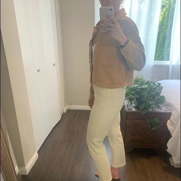 A&F SoftAF Max Cropped Shacket - Picture 6 of 8